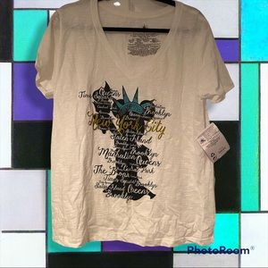 Disney, Mickey Mouse, New York V-neck T-shirt